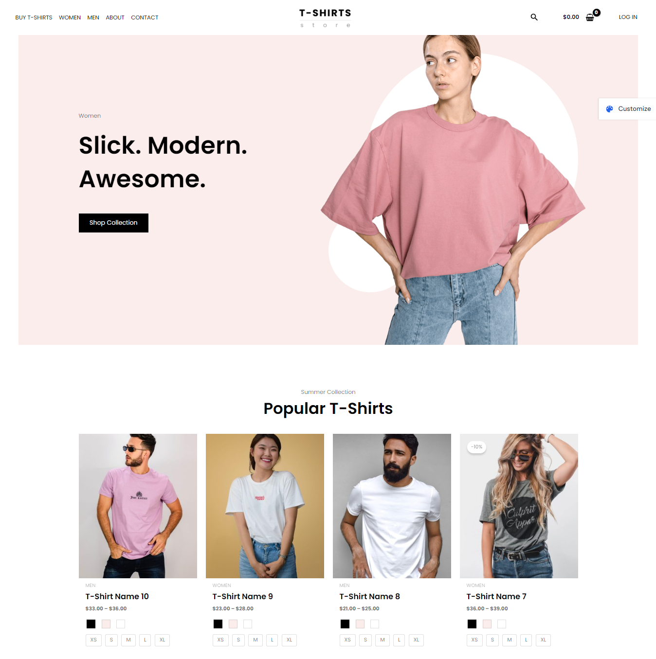 wordpress woocommerce theme