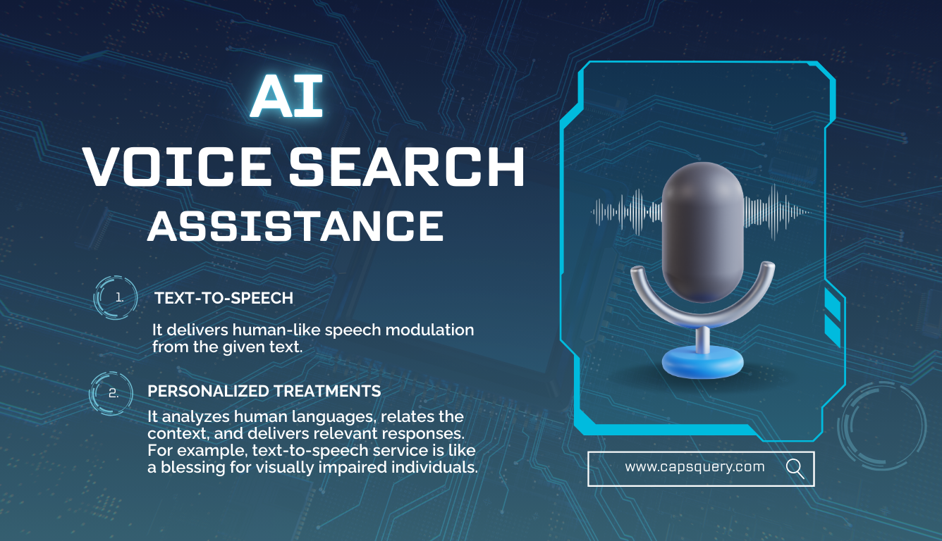 AI voice search assistance