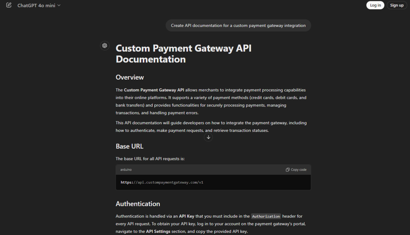 AI payment gateway integration