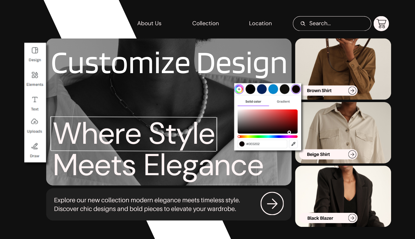 eCommerce website design