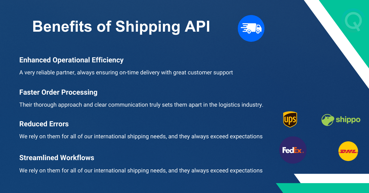 Benefits of Shipping API in eCommerce website