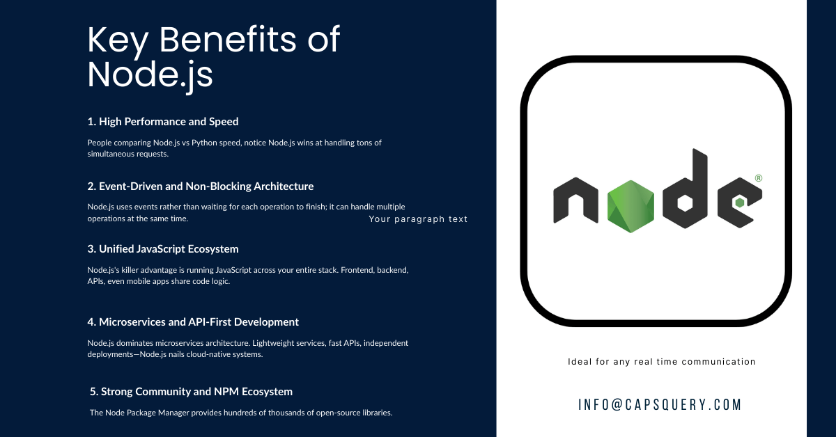 Node.js backend development